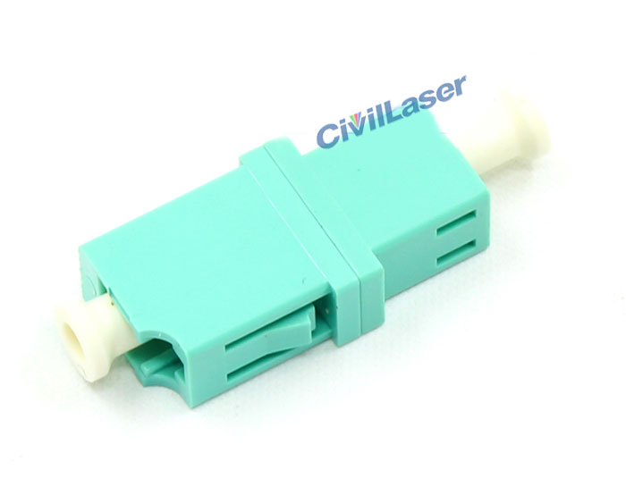 Multimode Singal Core Low Insertion Loss LC Plastic Fiber Optic Adapter